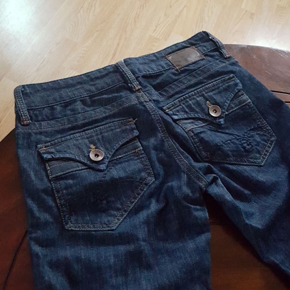 Mavi Tania dark denim petite custom hem size26